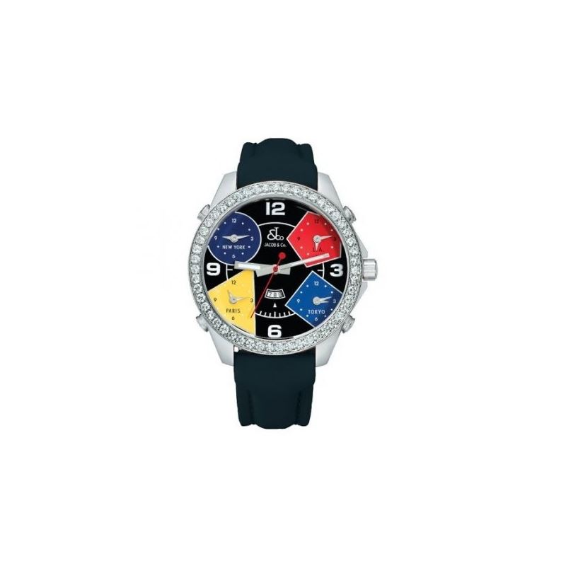 Jacob Co. Five Time Zone Watch JC11